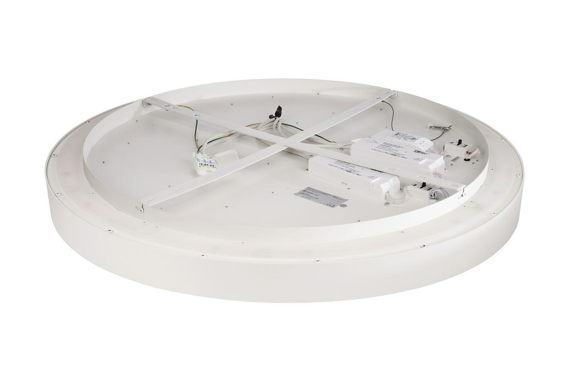 LED-DECKENLEUCHTE Menkar 80/80/9 cm   - Weiß, KONVENTIONELL, Metall (80/80/9cm)