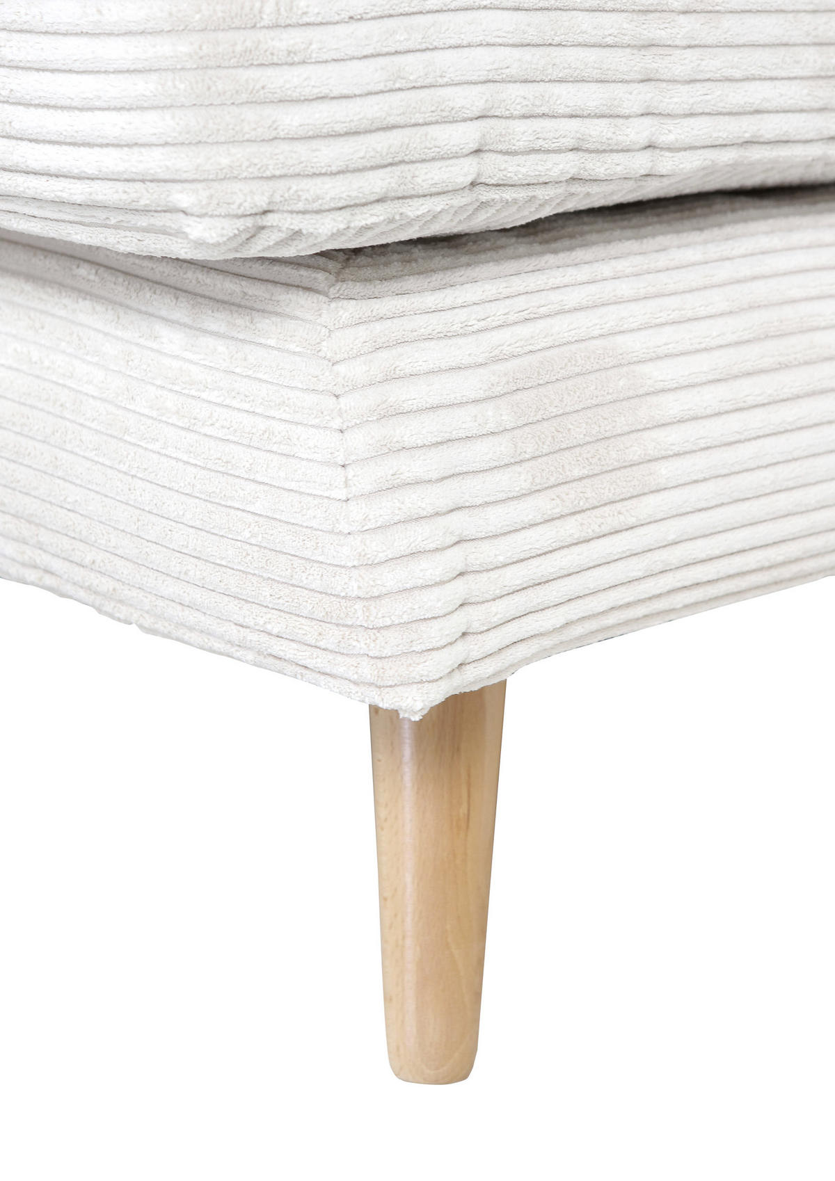 HÖRNSOFFA i manchester beige  - beige/naturfärgad, Romantik / Lanthus, trä/textil (270/140cm) - Livetastic