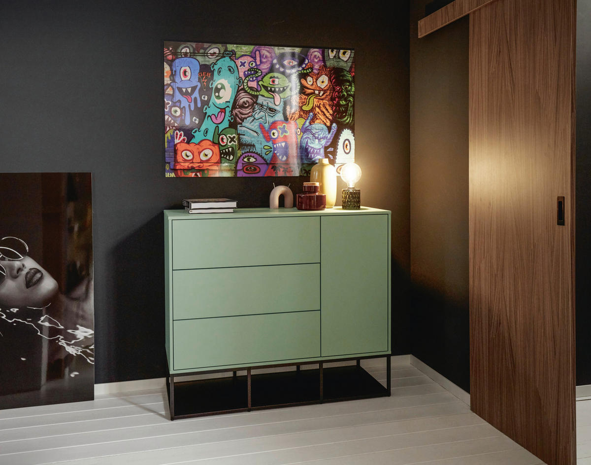 EINBAUKÜCHE   - Braun, Design, Holzwerkstoff - Schüller