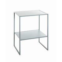 BEISTELLTISCH 45/35/60 cm Grau rechteckig  - Grau, Trend, Metall (45/35/60cm)