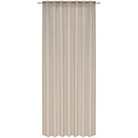 FERTIGVORHANG transparent  - Goldfarben, Design, Textil (140/245cm)
