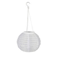 SOLARLEUCHTE Optima 20 cm  - Weiß, Basics, Kunststoff/Metall (20cm) - Ambia Garden