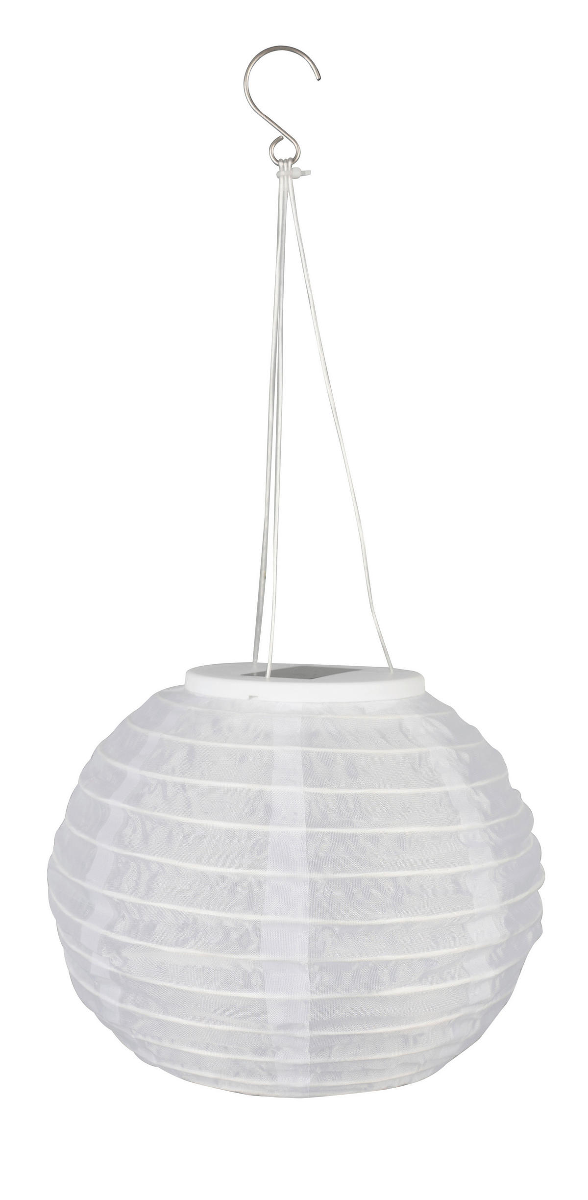 SOLARLEUCHTE Optima 20 cm  - Weiß, Basics, Kunststoff/Metall (20cm) - Ambia Garden