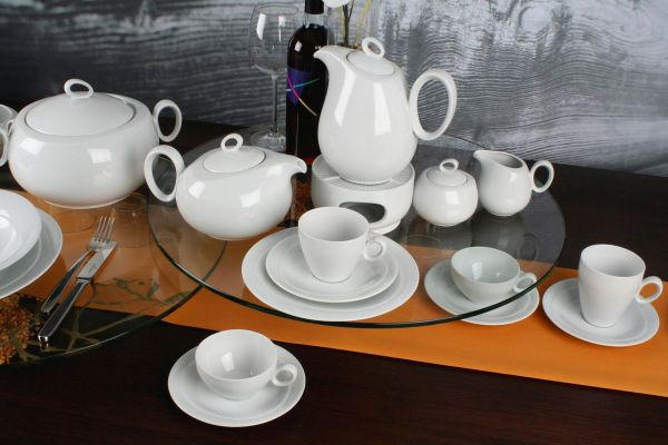 Porzellan FRÜHSTÜCKSTELLER rund - Weiß, Basics, Keramik (23cm) - Seltmann Weiden