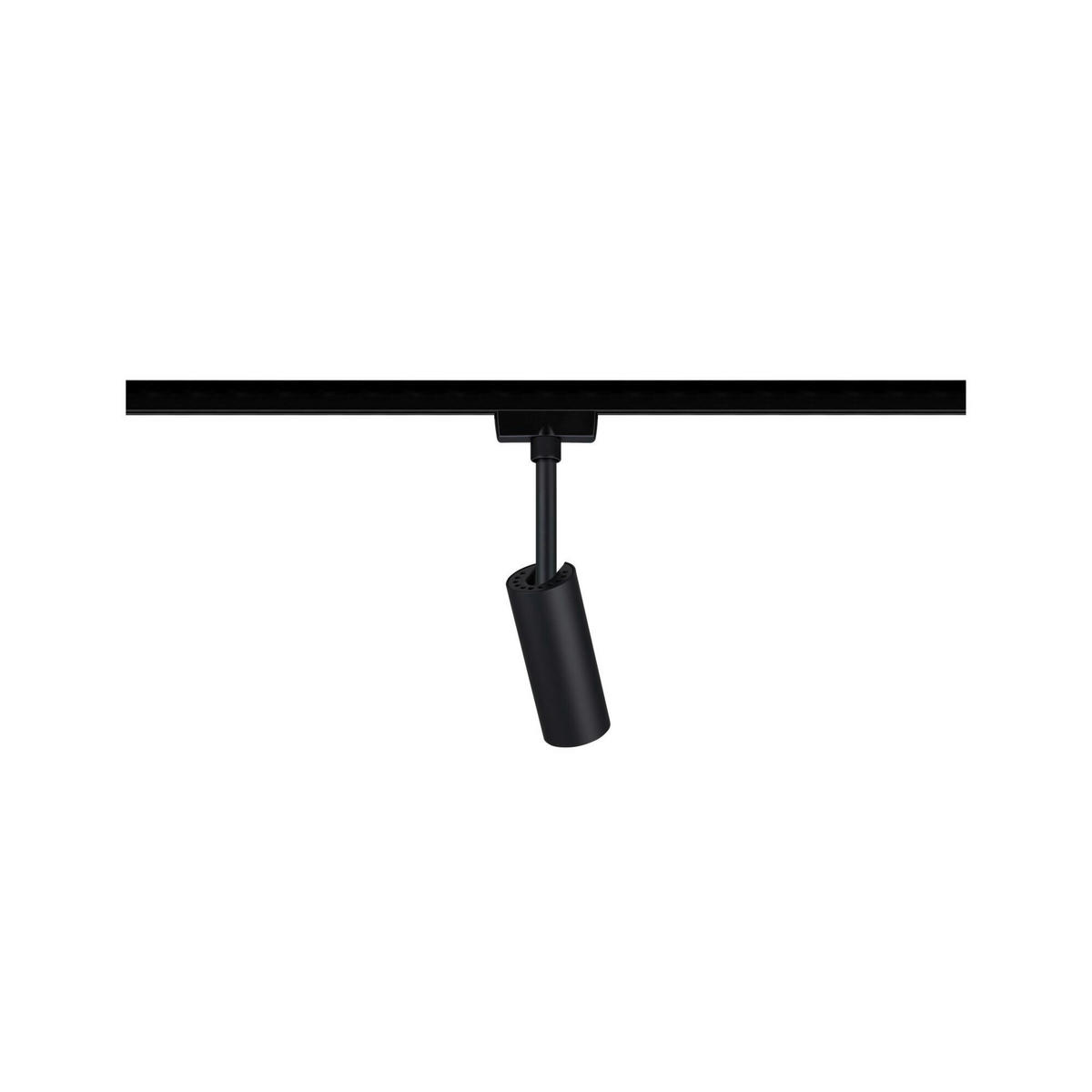 SCHIENENSYSTEM-STRAHLER URail Spot Tubo 4,3/18,8 cm   - Schwarz, Basics, Kunststoff/Metall (4,3/18,8cm) - Paulmann