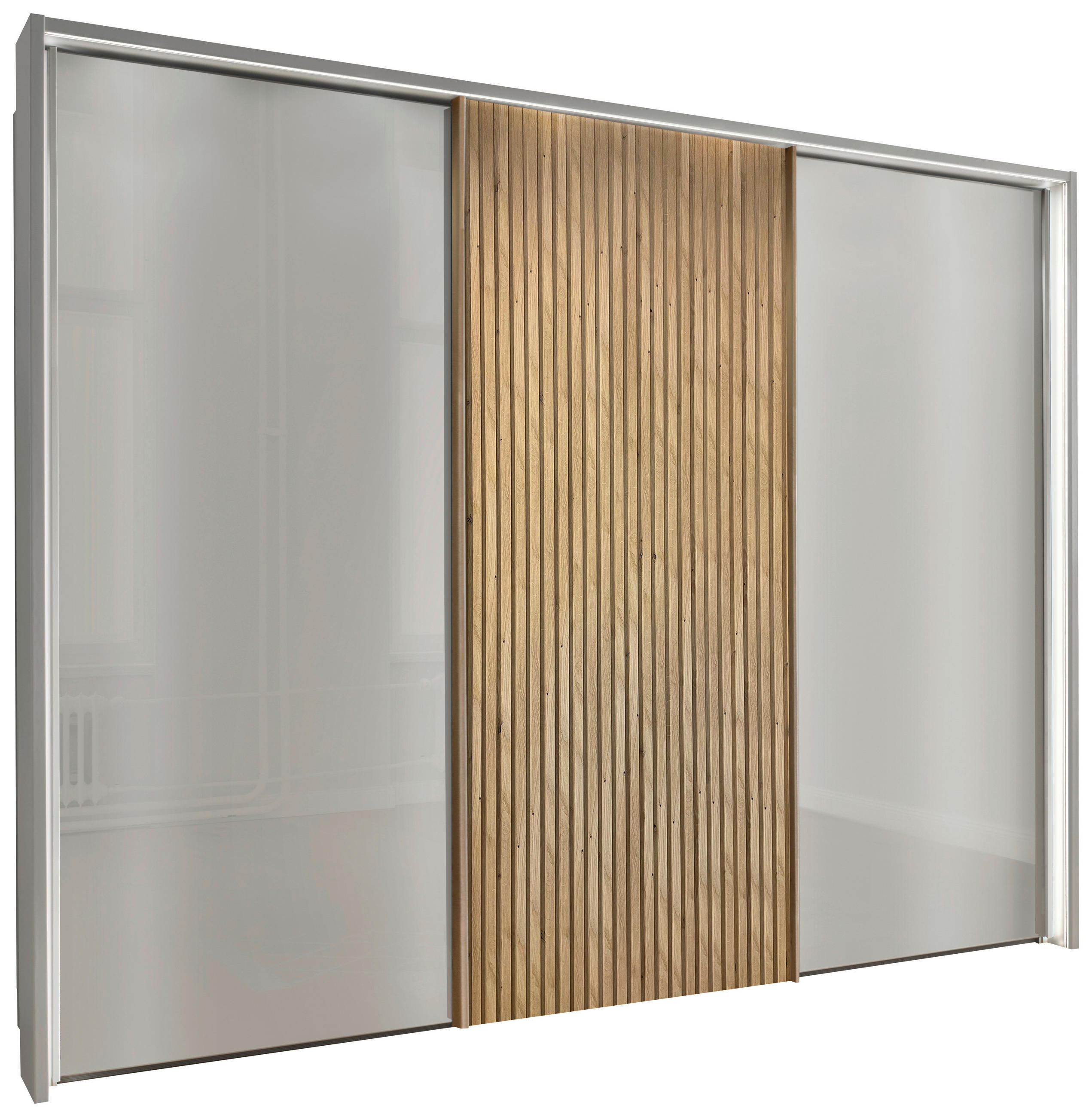 FÜGGESZTETT TOLÓAJTÓS SZEKRÉN Pezsgő  - Pezsgő, Basics, faalapú anyag/üveg (300/236/67cm) - Novel