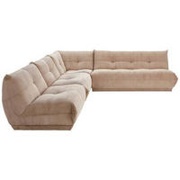 HÖRNSOFFA i manchester taupe  - taupe, Trend, textil (315/285cm) - Livetastic