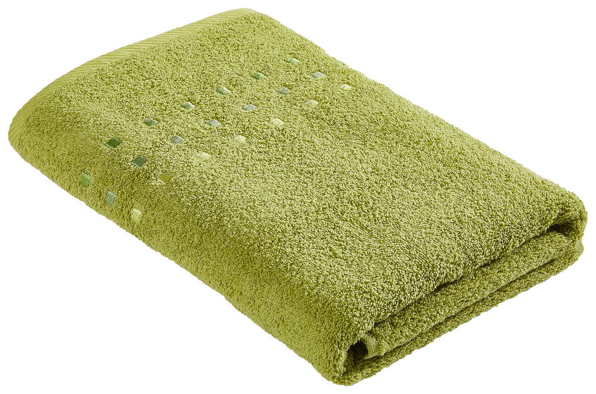 DUSCHTUCH Quattro 70/140 cm  - Hellgrün, Basics, Textil (70/140cm) - Esposa