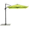 BOČNÍ SLUNEČNÍK 300/239/230 cm - zelená/antracitová, Basics, kov/textil (300/239/230cm)