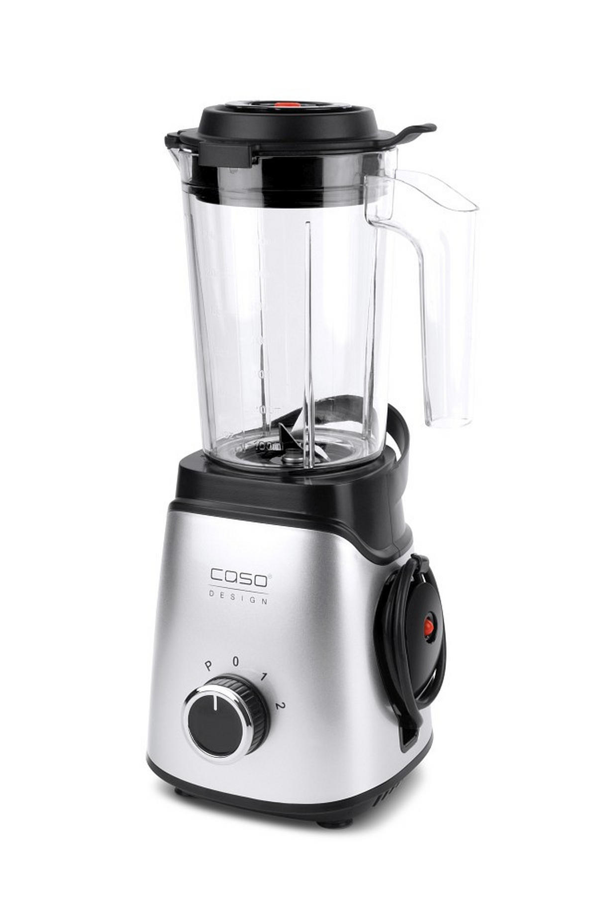 STANDMIXER  - Hellgrau/Schwarz, Basics, Kunststoff/Metall (17/37/16cm) - CASO Design