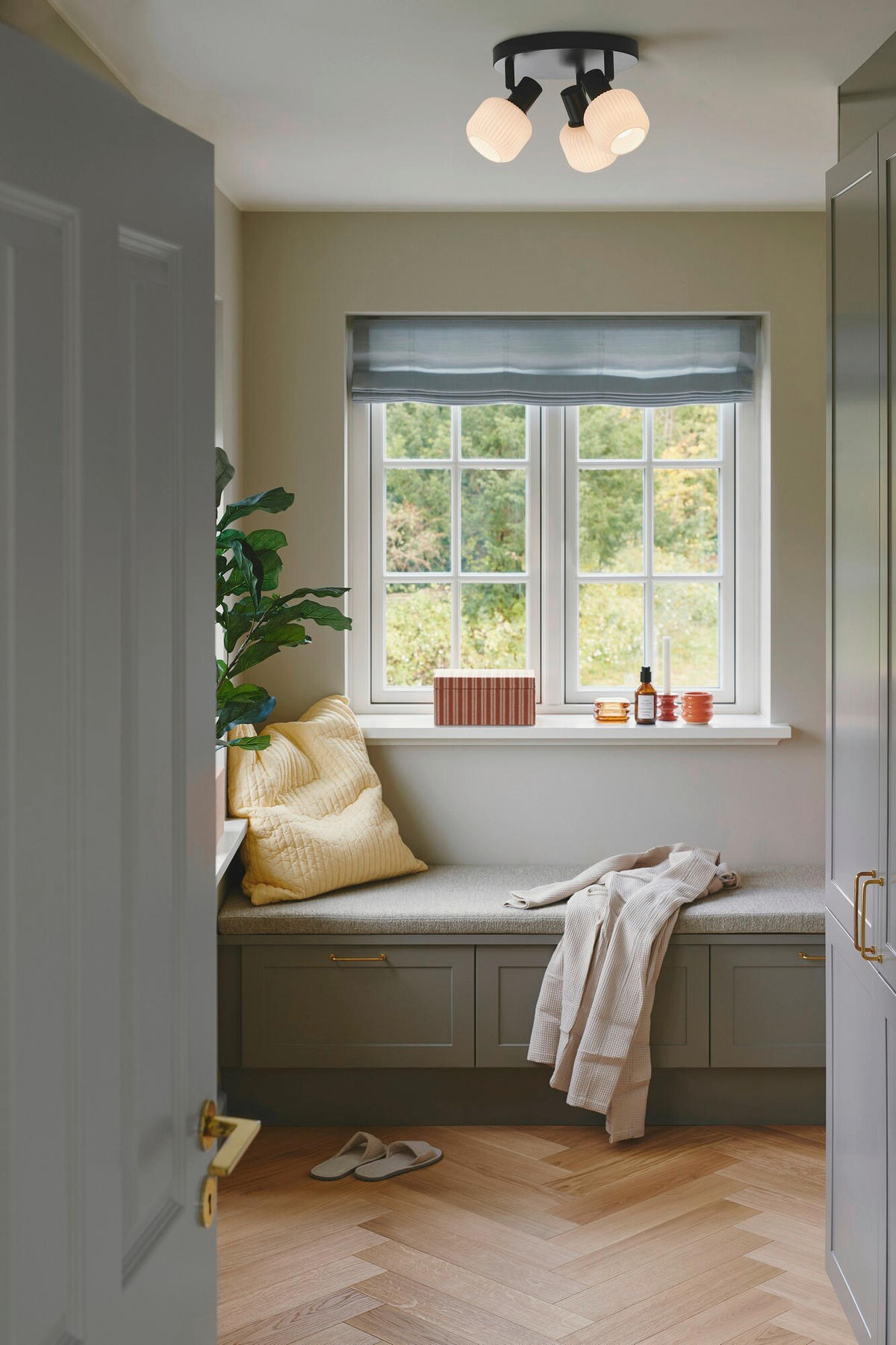 DECKENLEUCHTE Milford 19/25/25 cm  - Schwarz, Design, Glas (19/25/25cm) - Nordlux