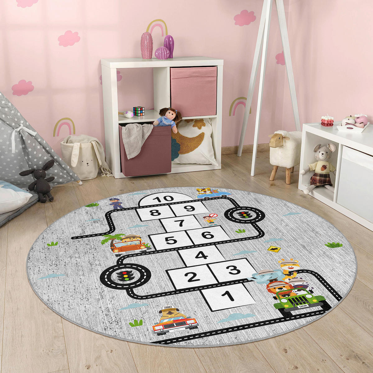 KINDERTEPPICH 120 cm  - Multicolor, Basics, Textil (120cm)