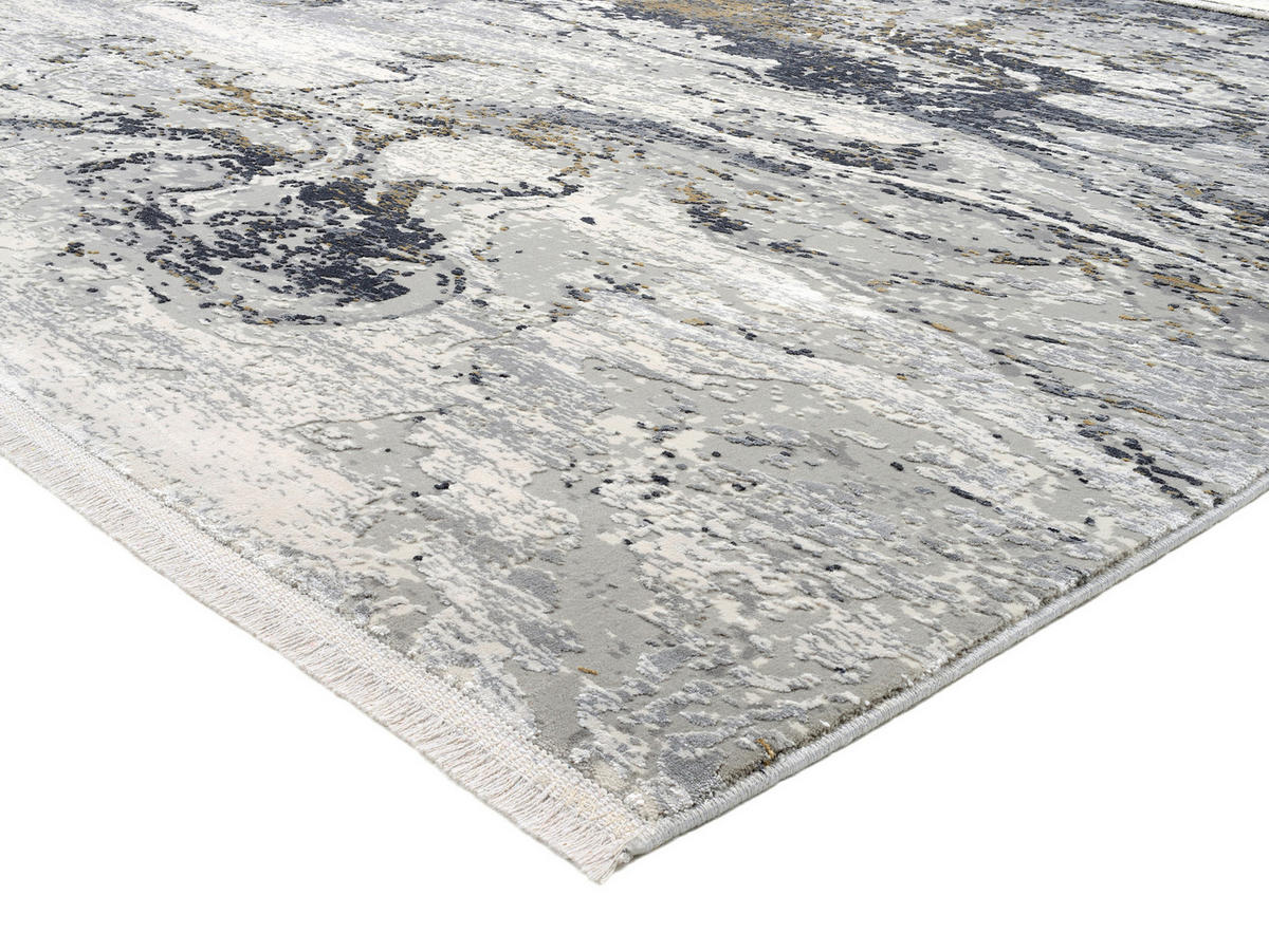LÄUFER 80/250 cm  - Goldfarben/Grau, Design, Textil (80/250cm) - Dieter Knoll