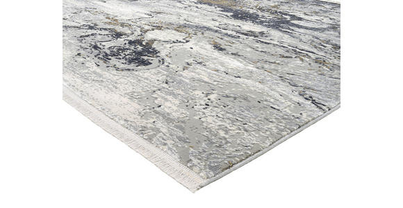 WEBTEPPICH 67/130 cm Lille Grau, Goldfarben  - Goldfarben/Grau, Design, Textil (67/130cm) - Dieter Knoll