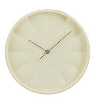 VÄGGKLOCKA cremefärgad  - cremefärgad, Natur, plast (30cm)