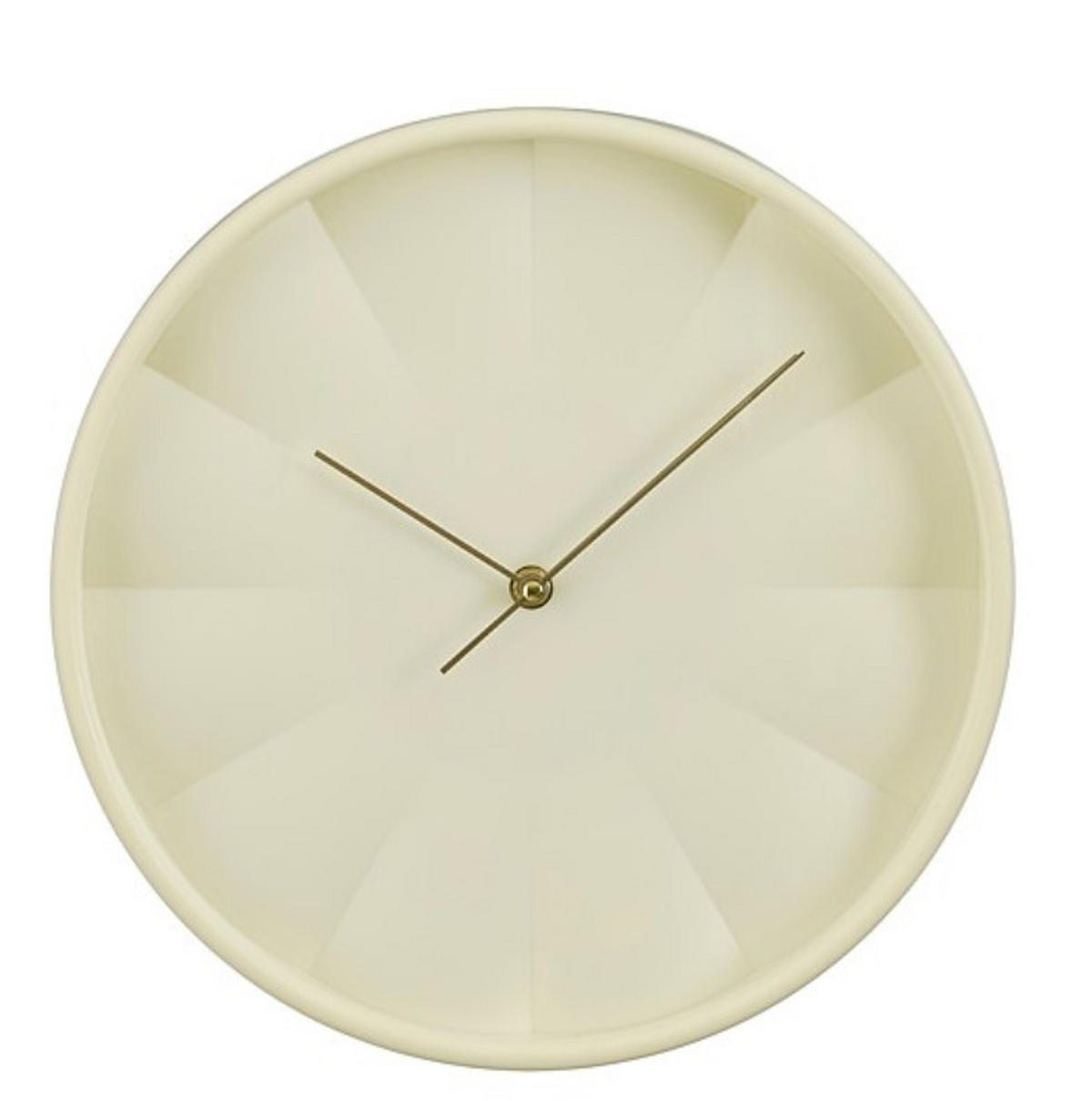 VÄGGKLOCKA cremefärgad  - cremefärgad, Natur, plast (30cm)