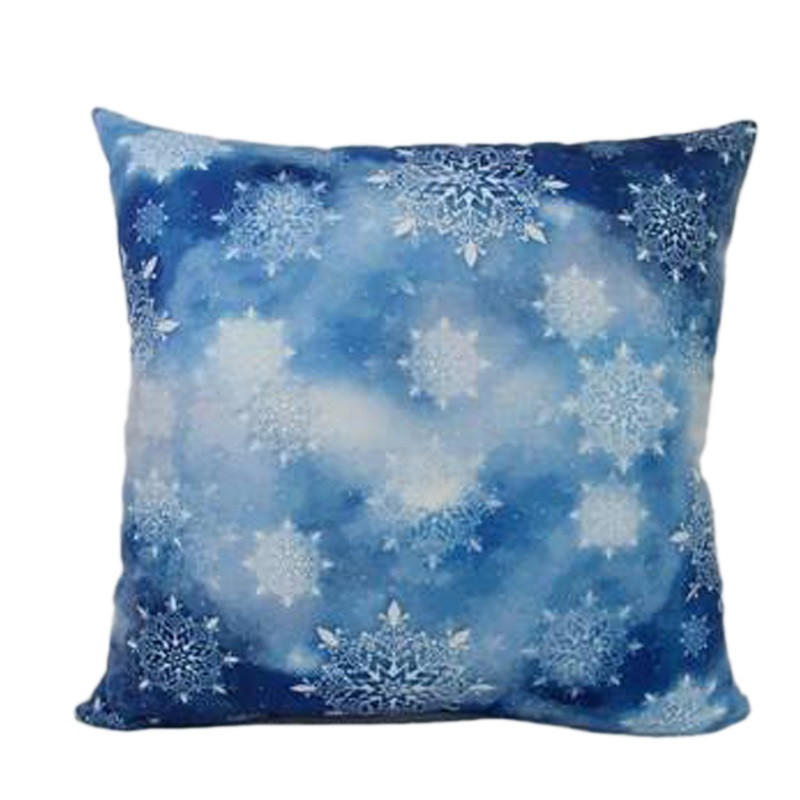 DÍSZPÁRNA  - kék/fehér, Basics, textil (45/45/5cm)