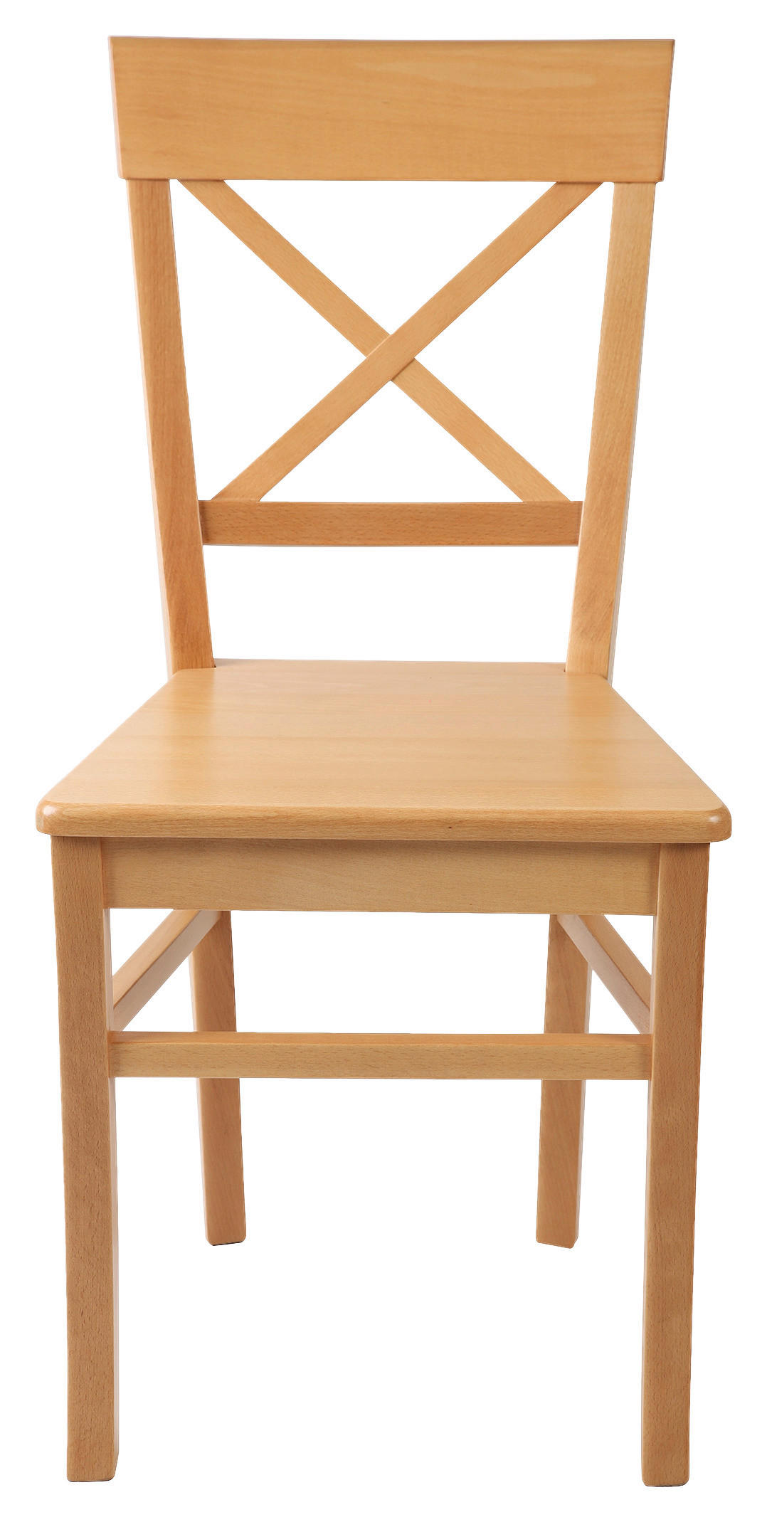 STUHL Buchefarben Buche massiv  - Buchefarben, MODERN, Holz (48/92,5/49cm) - Livetastic