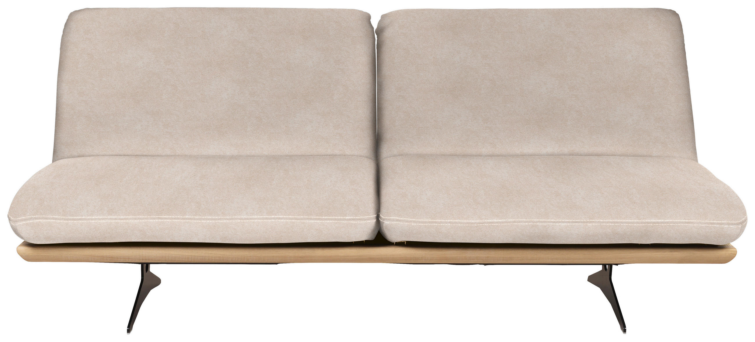 SCHLAFSOFA in Holz, Textil Sandfarben  - Sandfarben/Beige, Design, Holz/Textil (204/92/90cm) - Dieter Knoll