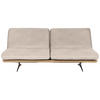 SCHLAFSOFA in Holz, Textil Sandfarben  - Sandfarben/Beige, Design, Holz/Textil (204/92/90cm) - Dieter Knoll