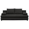 KANAPÉÁGY antracit  - fekete/antracit, Design, műanyag/textil (200/88/87cm) - P & B