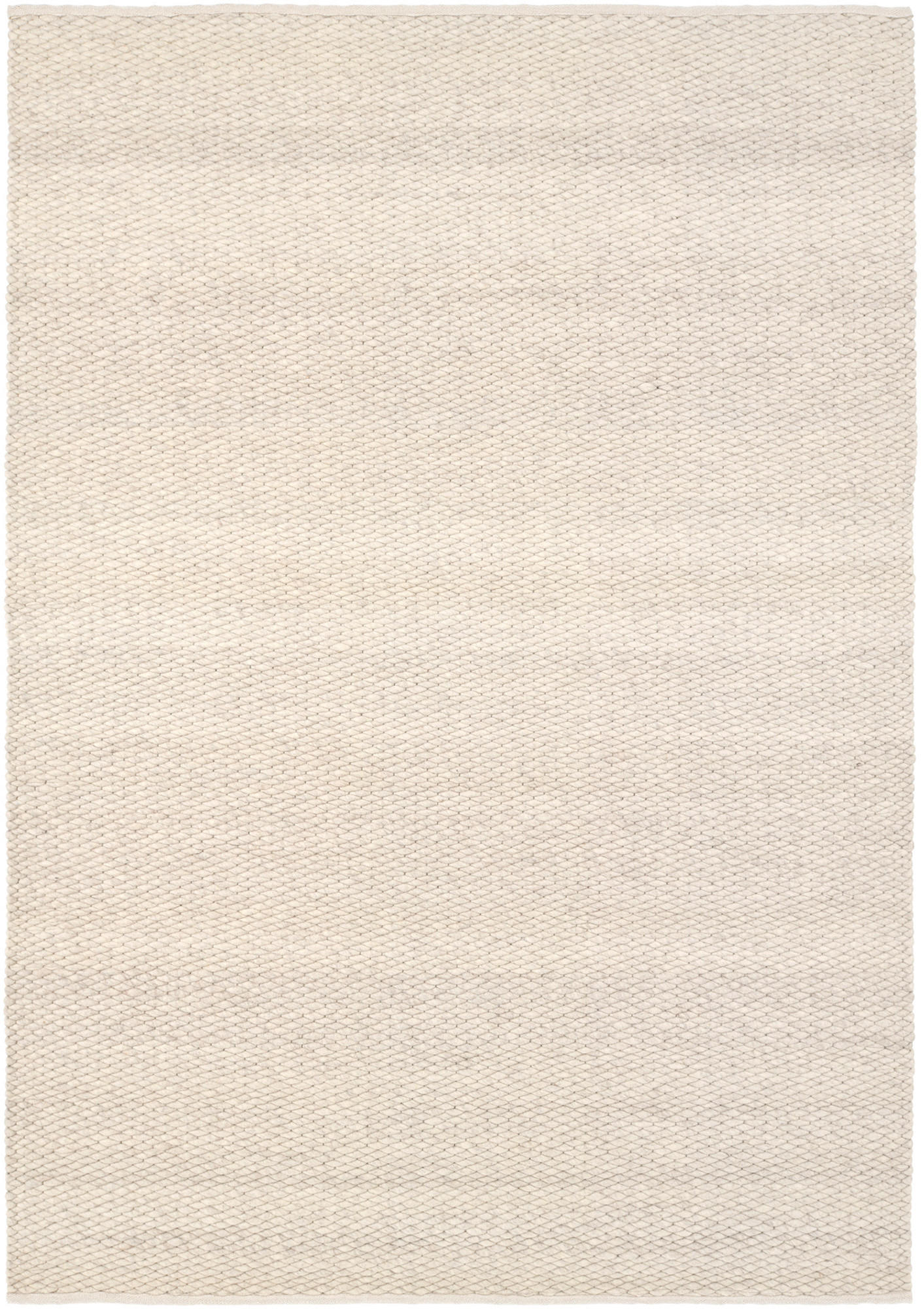 HANDWEBTEPPICH Wohnzimmer 130/190 cm Hellgrau rechteckig  - Hellgrau, Basics, Textil (130/190cm) - Linea Natura