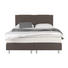 BOXSPRINGBETT Jersey 160/200 cm INKL. - Alufarben/Braun, Design, Textil (160/200cm) - Carryhome