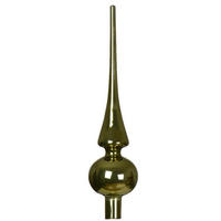 CHRISTBAUMSPITZE  - Grün, Basics, Glas (6,00/6,00/26,00cm)