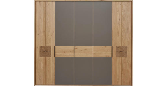 DREHTÜRENSCHRANK in Eichefarben - Eichefarben/Braun, Natur, Holz/Holzwerkstoff (251,9/223,3/62cm) - Valnatura