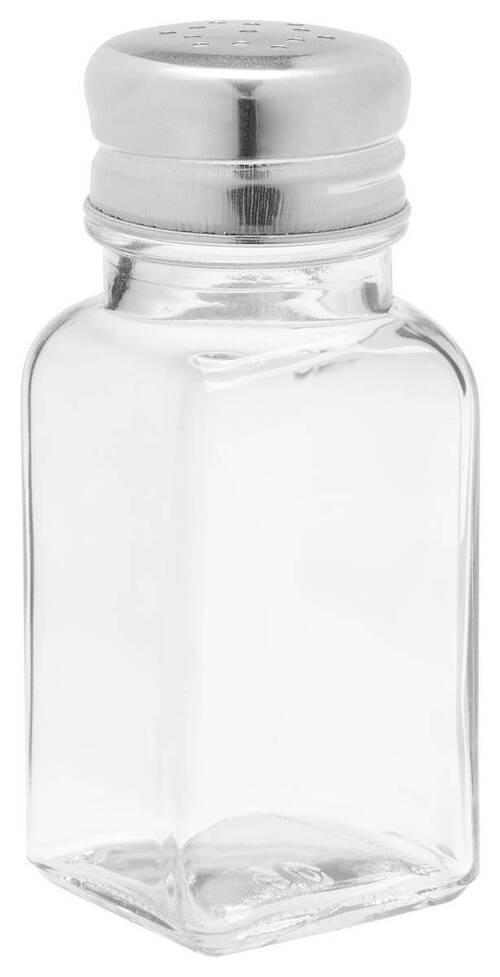 SLÁNKA A PEPŘENKA - čiré/smaragdově zelená, Basics, kov/sklo (10cm) - Fackelmann
