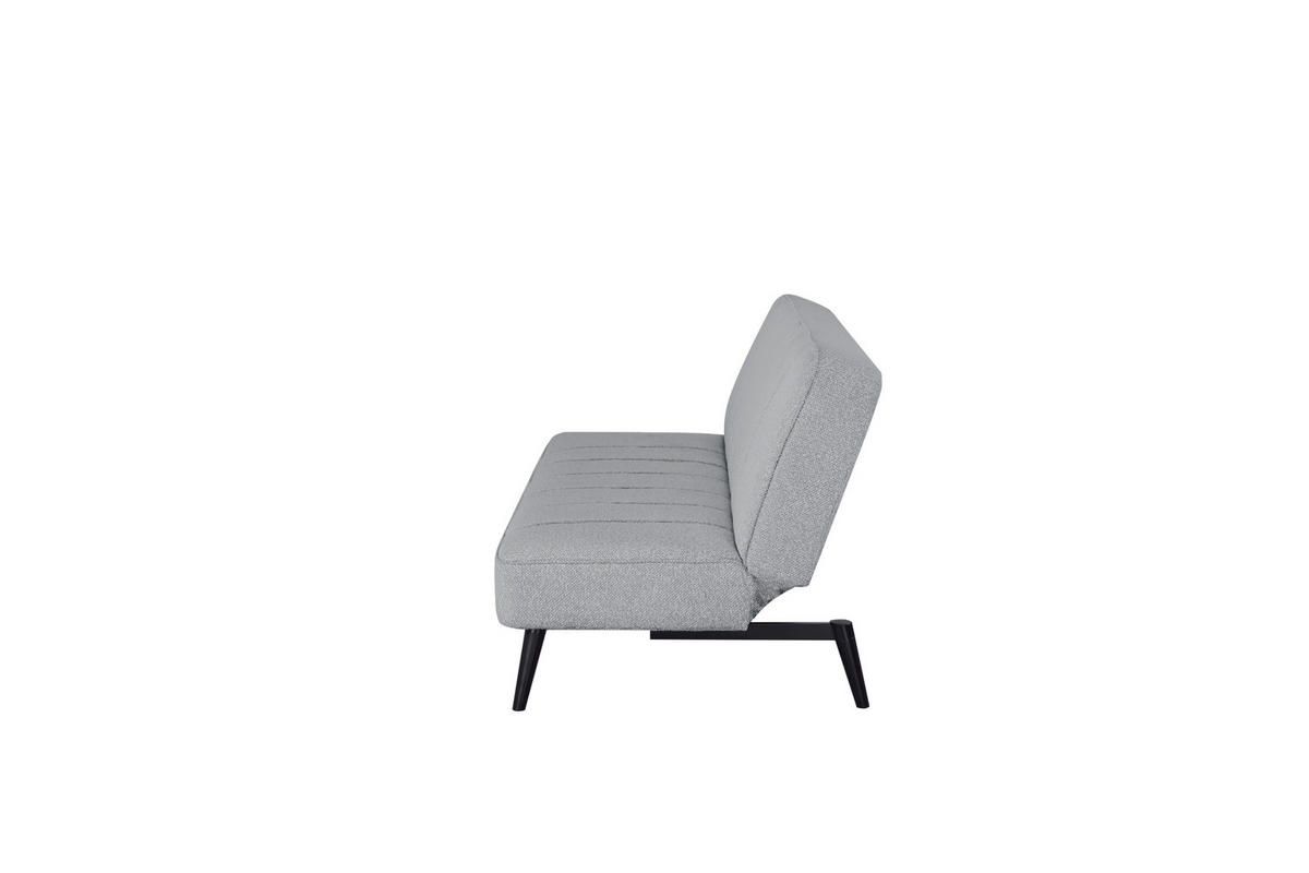 SCHLAFSOFA in Holz, Textil Grau  - Schwarz/Grau, Design, Holz/Textil (192/82/90cm) - Livetastic