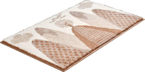 BADTEPPICH Beige 60/90 cm  - Beige, Basics, Kunststoff/Textil (60/90cm) - Grund