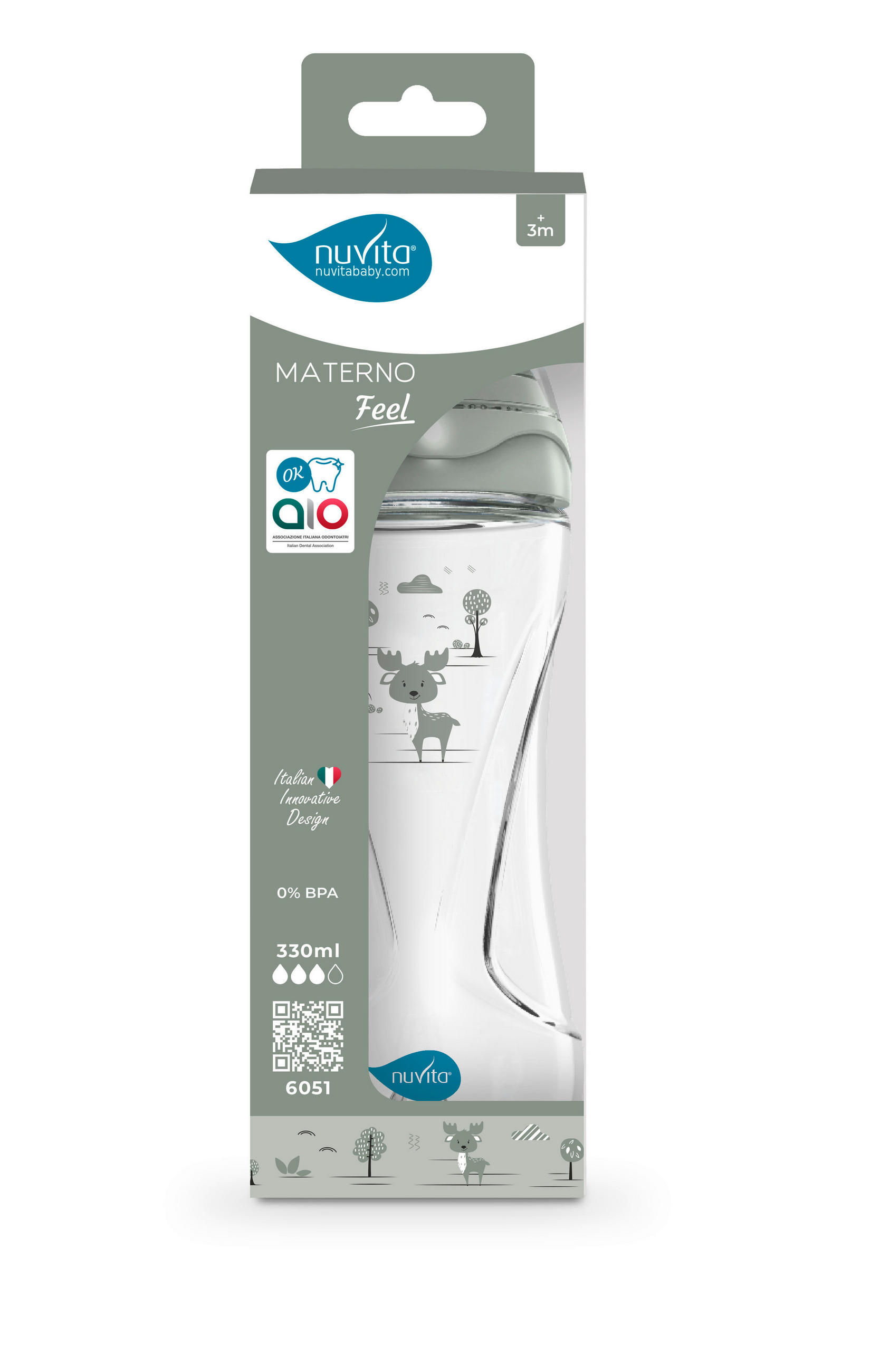 BABYFLASCHE 330 ml  - Grün, Basics, Kunststoff (7/21/7cm)
