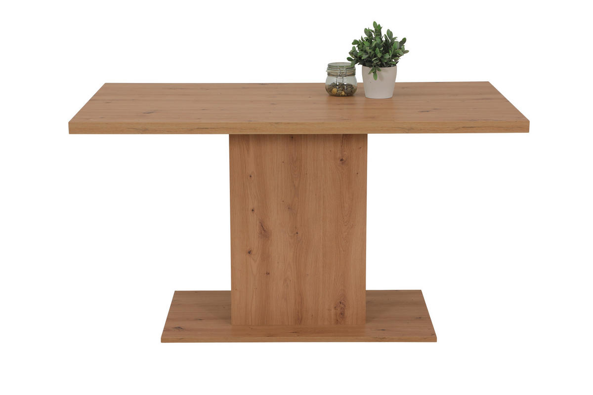 ESSTISCH in Holzwerkstoff 138/90/76 cm   - Eiche Artisan, MODERN, Holzwerkstoff (138/90/76cm) - MID.YOU