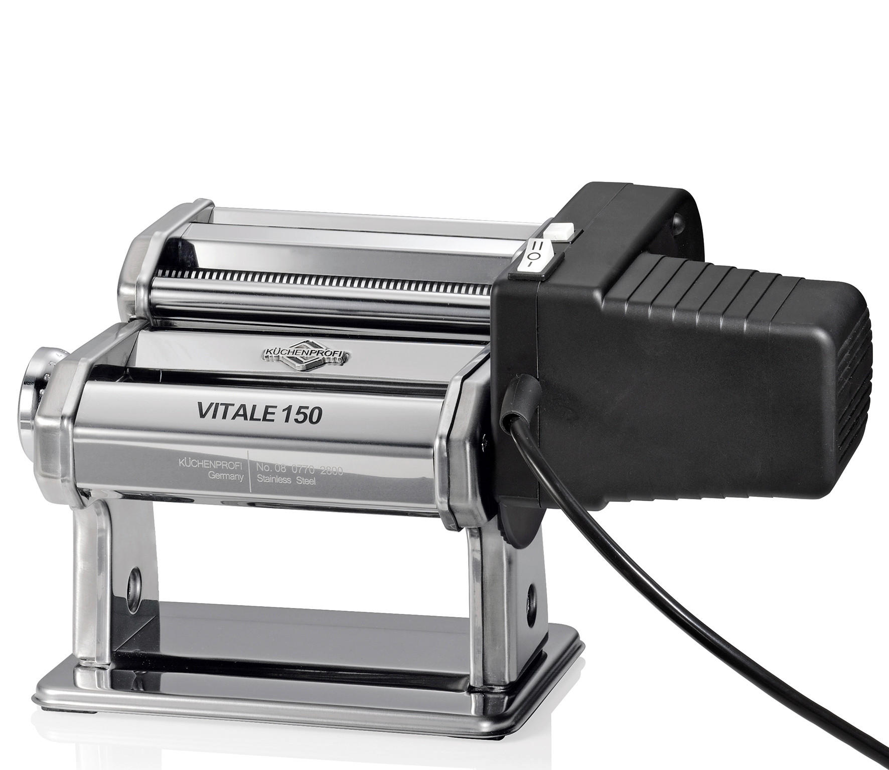 MOTOR NUDELMASCHINE VITALE 150  - Silberfarben, Basics, Kunststoff/Metall (30,5/24,6/22cm) - KÜCHENPROFI
