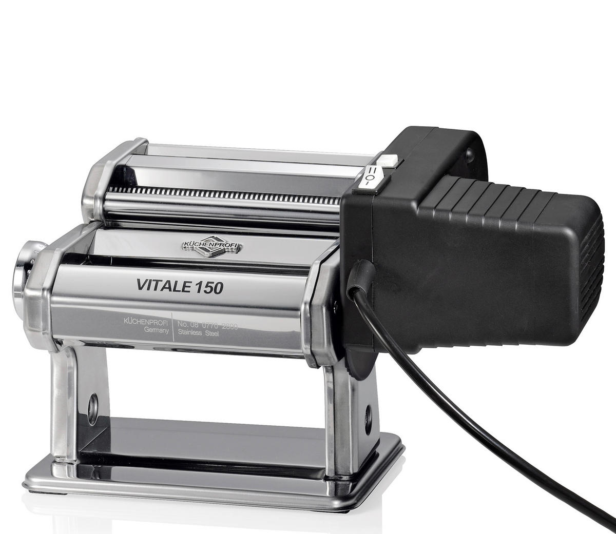 MOTOR NUDELMASCHINE VITALE 150  - Silberfarben, Basics, Kunststoff/Metall (30,5/24,6/22cm) - KÜCHENPROFI