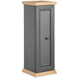 BLUMENSÄULE in Holzwerkstoff 30/30/85 cm  - Anthrazit/Eiche Artisan, LIFESTYLE, Holzwerkstoff (30/30/85cm) - Hom`in