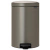 ODPADKOVÝ KOŠ  20 l - platinová, Design, kov/plast (29/46,7/38cm) - Brabantia