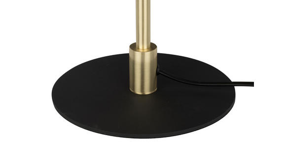TISCHLEUCHTE 38/50 cm - Goldfarben/Schwarz, KONVENTIONELL, Metall (38/50cm) - Novel