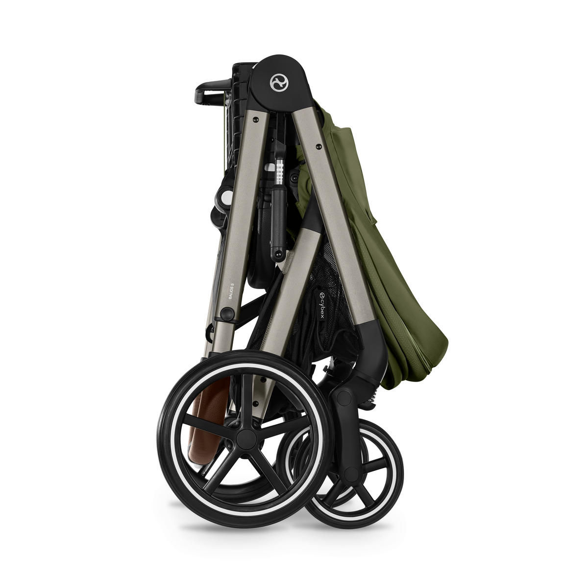 KINDERWAGEN Balios S Lux  - Taupe/Waldgrün, Basics, Textil/Metall (87/60/108cm) - cybex GOLD