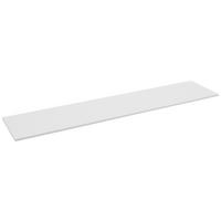 OBERPLATTE  Holzwerkstoff  Weiß  - Weiß, KONVENTIONELL, Holzwerkstoff (180/1,6/40cm) - Ti'me