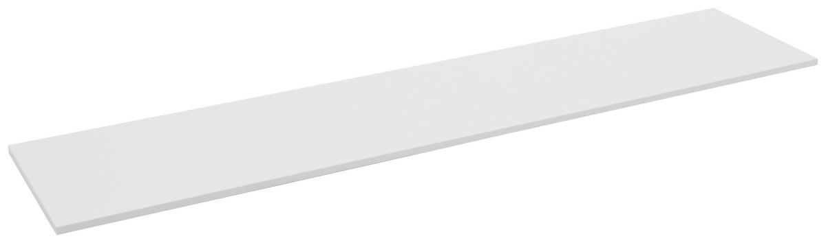 OBERPLATTE  Holzwerkstoff  Weiß  - Weiß, KONVENTIONELL, Holzwerkstoff (180/1,6/40cm) - Ti'me