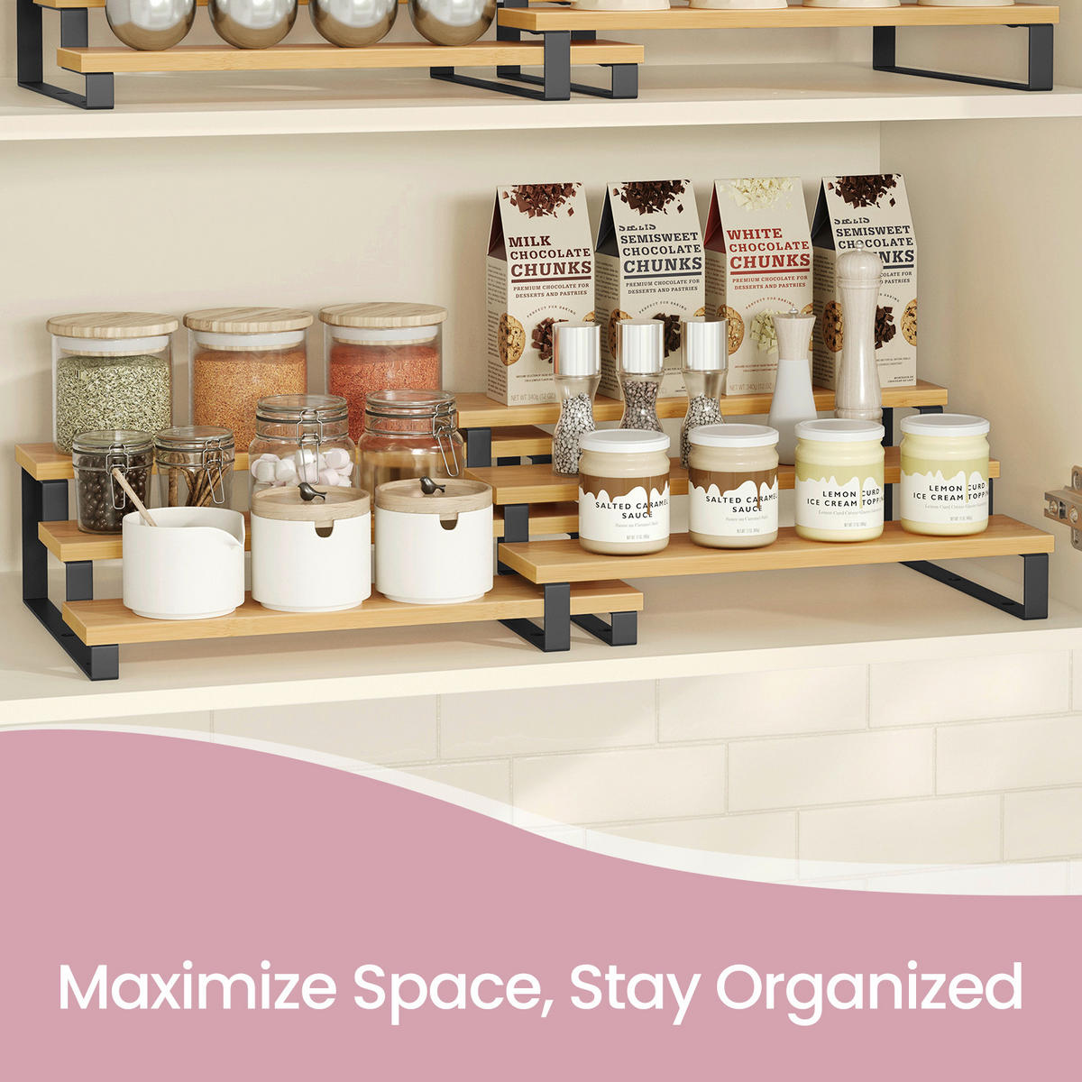 GEWÜRZREGAL - Naturfarben, Basics, Naturmaterialien/Metall (32/23.2/11,5cm)