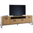 TV-ELEMENT Eichefarben, Schwarz - Eichefarben/Schwarz, KONVENTIONELL, Holzwerkstoff/Metall (201/60/44cm)