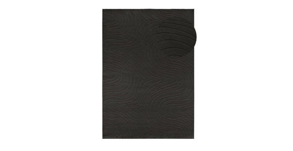 WEBTEPPICH 80/150 cm Stilo Anthrazit  - Anthrazit, KONVENTIONELL, Textil (80/150cm) - Novel