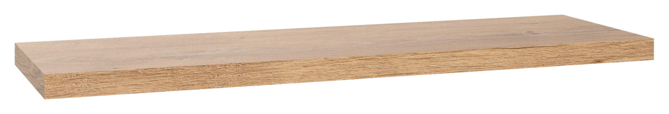 WANDBOARD Graphitfarben, Plankeneiche  - Plankeneiche/Graphitfarben, Design, Holzwerkstoff (78/3/25cm) - Boxxx