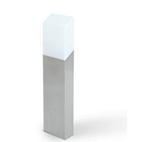WEGELEUCHTE   - Edelstahlfarben/Weiß, Basics, Kunststoff/Metall (45/10/5cm)