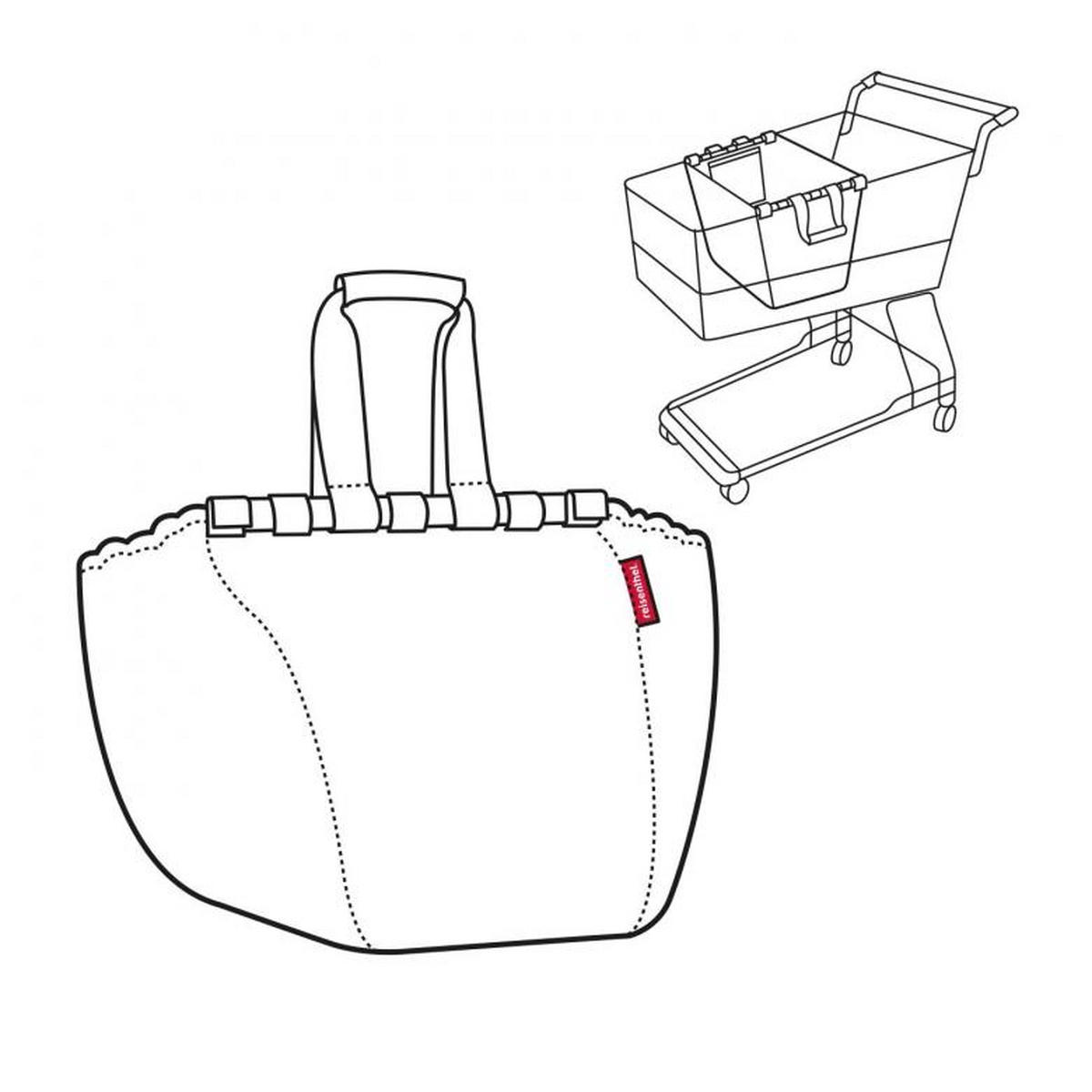 EINKAUFSTASCHE  - Schwarz, Basics, Kunststoff (32,5/38/51cm) - Reisenthel