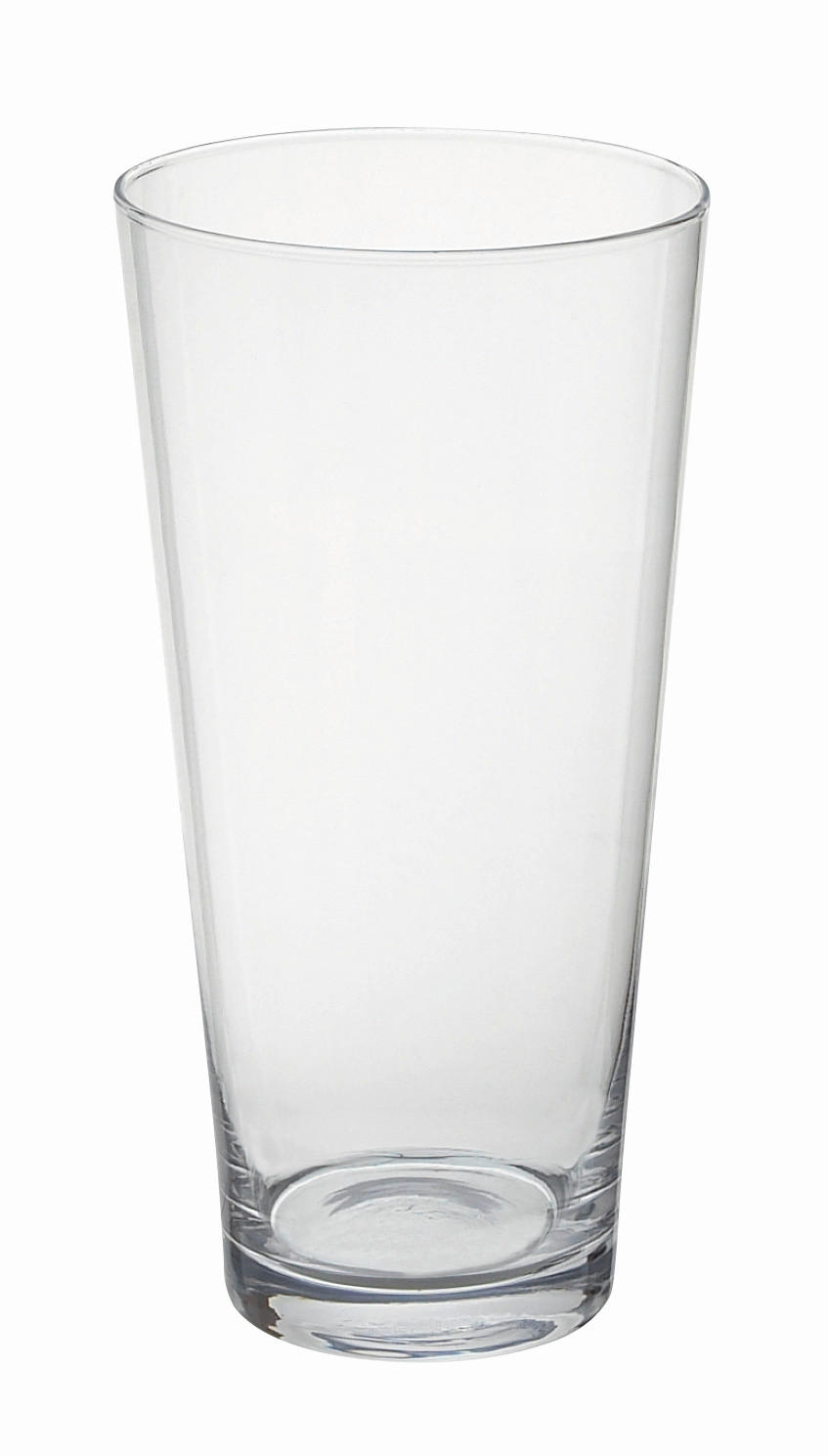 VÁZA, sklo, 25 cm - číra, Basics, sklo (12,5/25cm) - Ambia Home