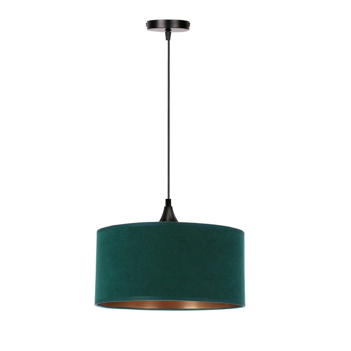 PENDELLAMPA Maloto 30/30/115 cm  - svart/mörkgrön, Klassisk, metall/plast (30/30/115cm)